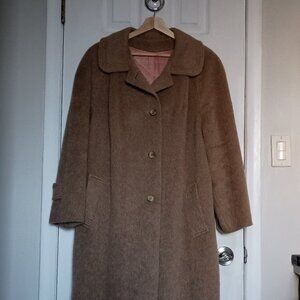 Vintage 1990s Sears llama & wool coat